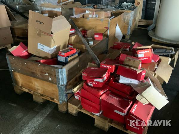 2st pall diverse blandskruv Hilti