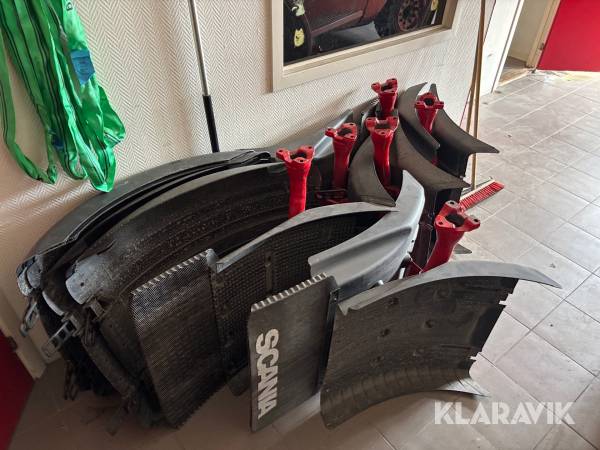 Stänkskärmar till timmerbil Scania Original