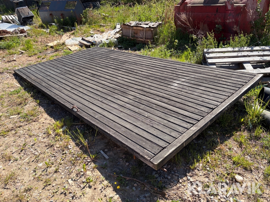 Skjutport 4 x 2,03 m 2 st