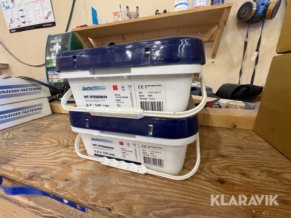 MT Uteskruv ScanFast 6,0 X 140mm 800st