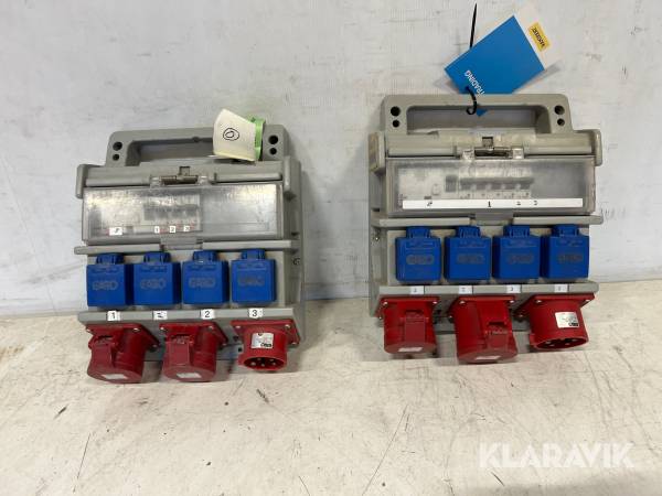 Undercentraler 16a, 32a Garo 416-6, 432-6