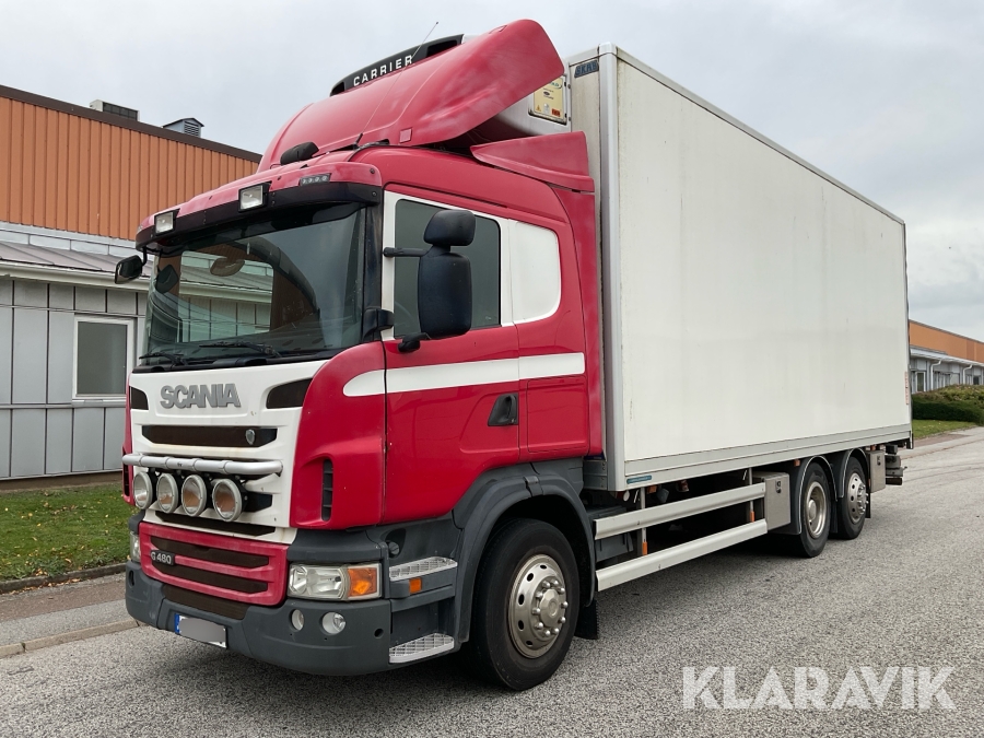Lastbil Scania G480 med kyl/frysaggregat