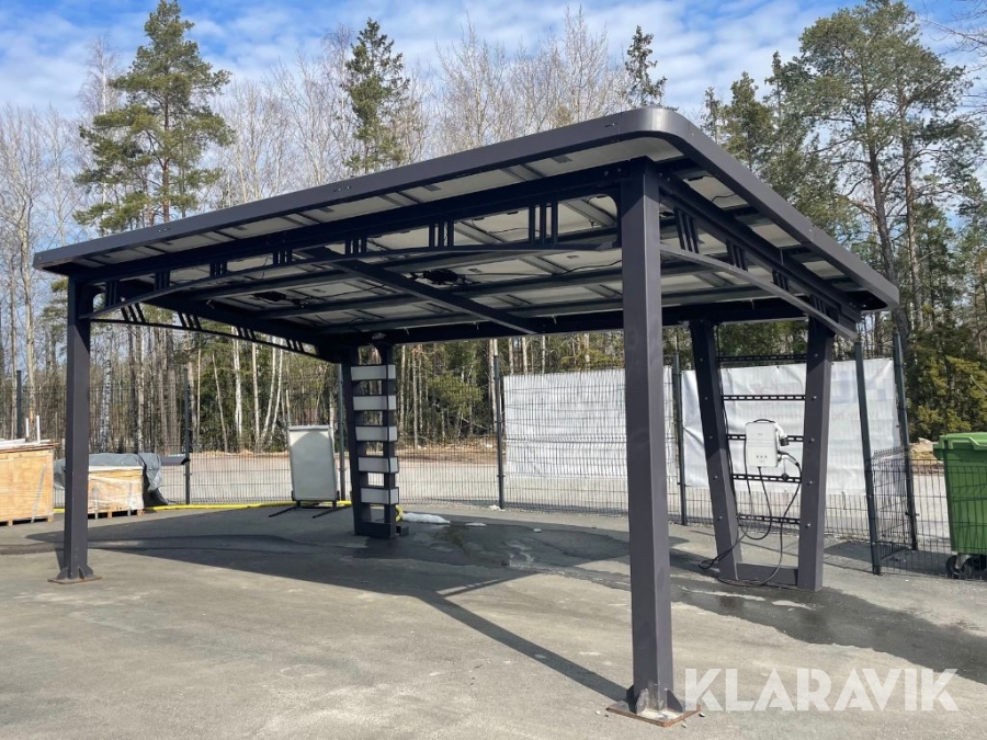 Carport med solpaneler HD solar 4.5 kwh (Ny)