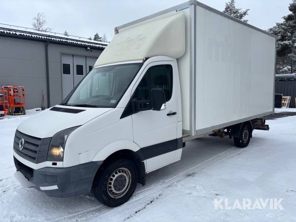 Skåpbil Volkswagen Crafter med bakgavellift