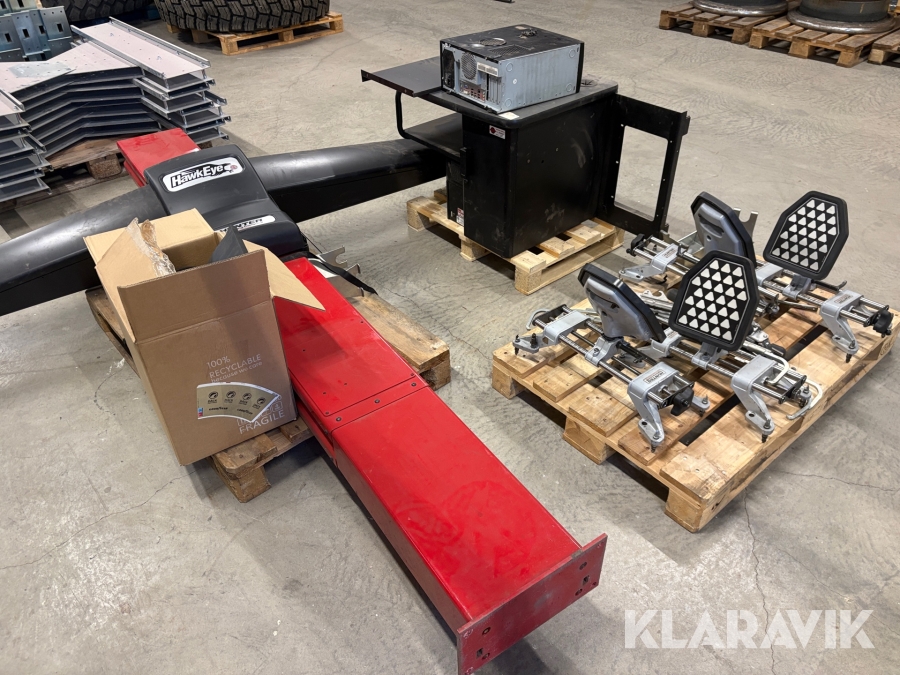 Hjulinställningsmaskin Hunter Hawkeye WA100 HS401LC komplett med dator