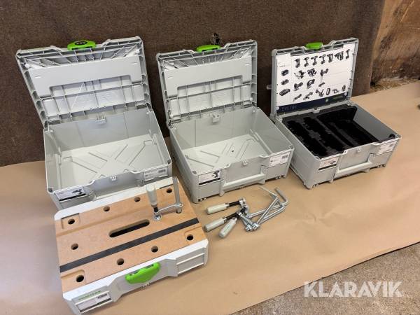 Handverktygslådor Festool 4st