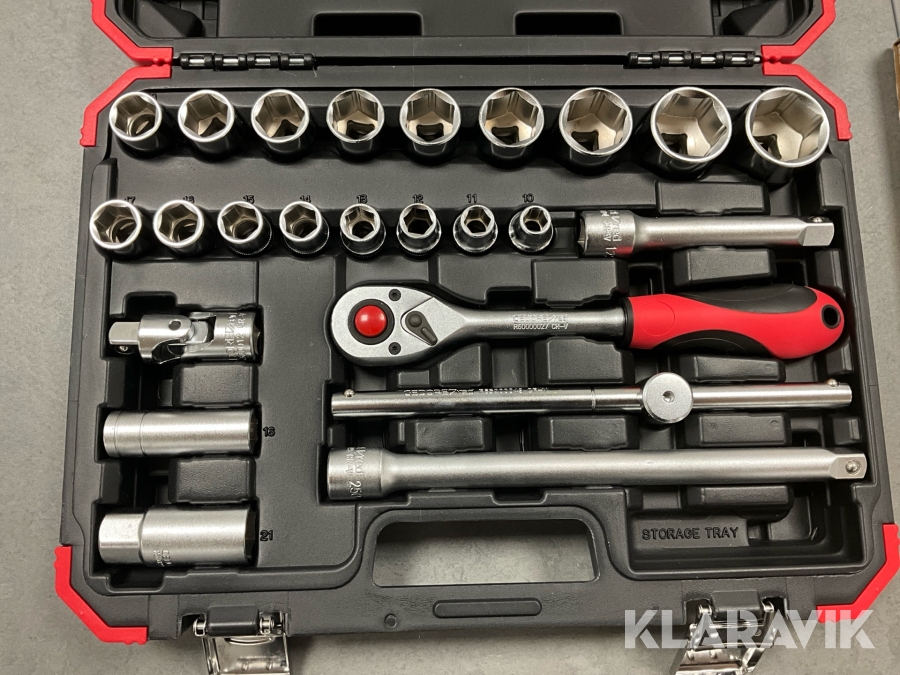 Krafthylssats Gedore Red 1/2” 24delar 10-32mm