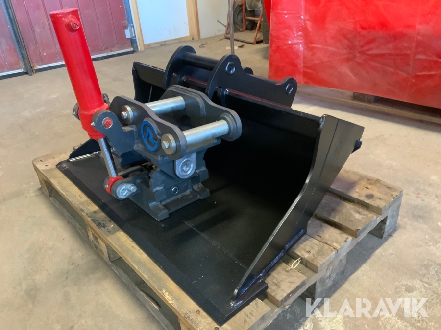 Planeringsskopa SE med tiltfäste hydrauliskt skoplås GA S40, 140L