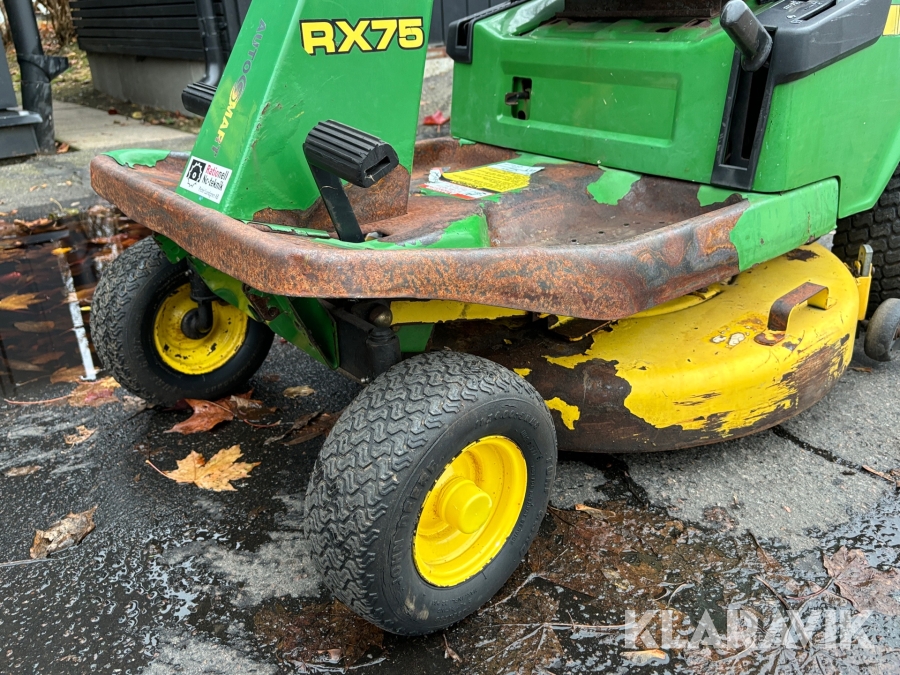 Åkgräsklippare John Deere RX75, Mölndal, Klaravik auktioner