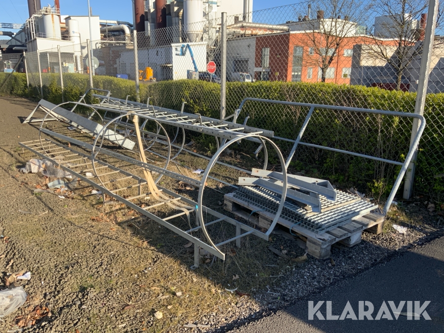 Brandstegar 3st med plattform