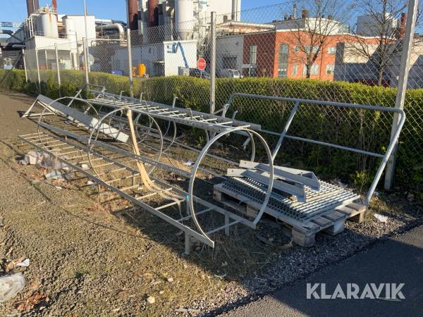 Brandstegar 3st med plattform