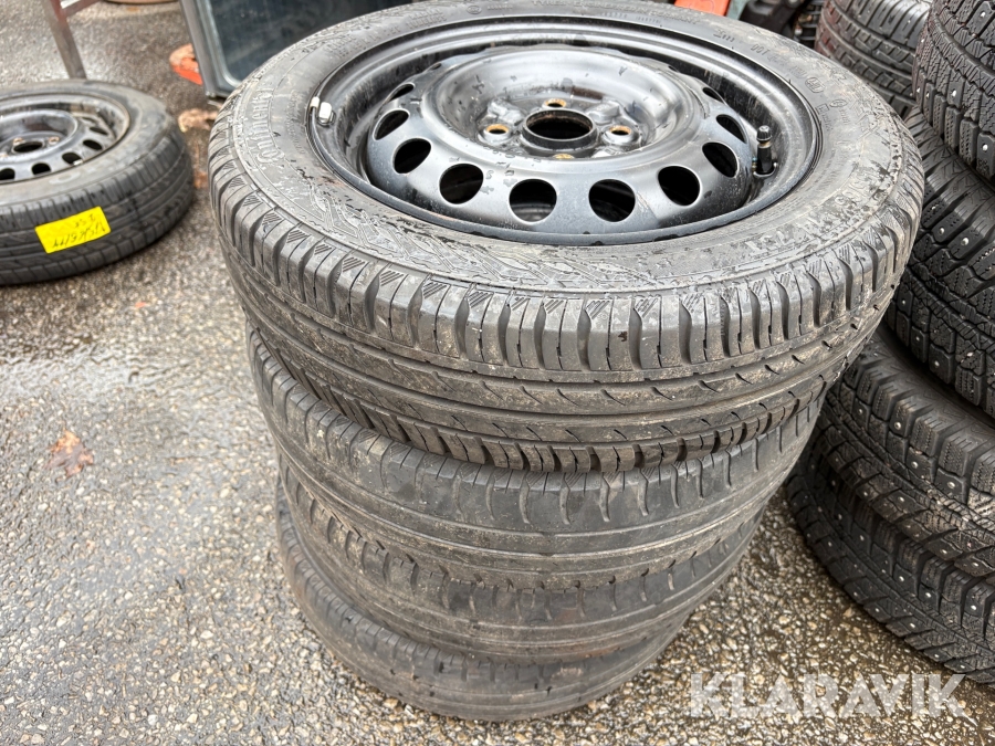 Bildäck med fälg Continental ContiEcoContact 3 - 155/65 R 14 75T 4 st