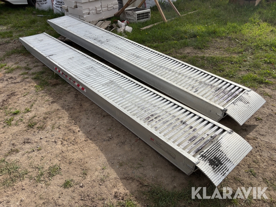 Aluminiumramper Metalmec M185/40S (7100kg kapacitet)