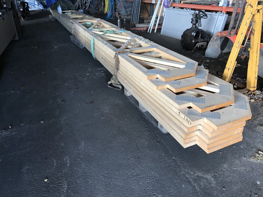 7 st Fackverksbalk 12 m