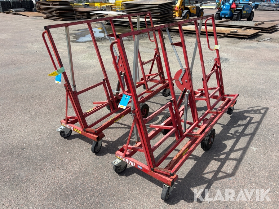 Skivvagn 2 st Starke Arvid 1,20 m