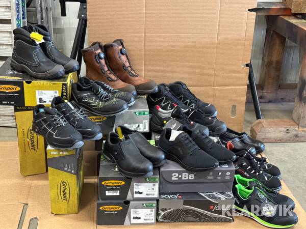 Skyddsskor/arbetsskor/säkerhetsskor 14 par