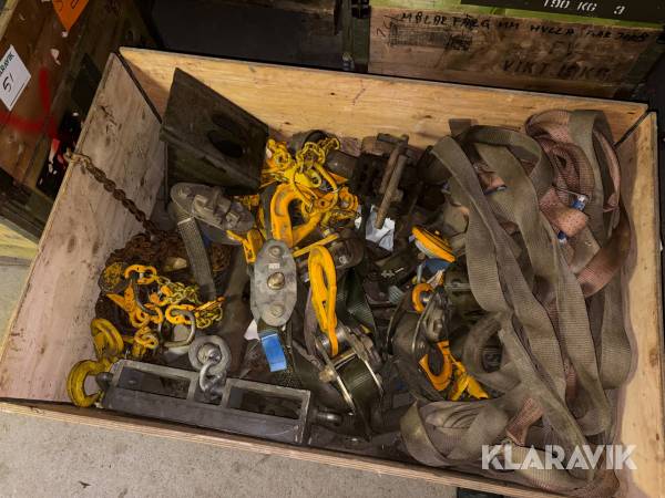 Pall med blandad lyft & lastsäkring 1st pall