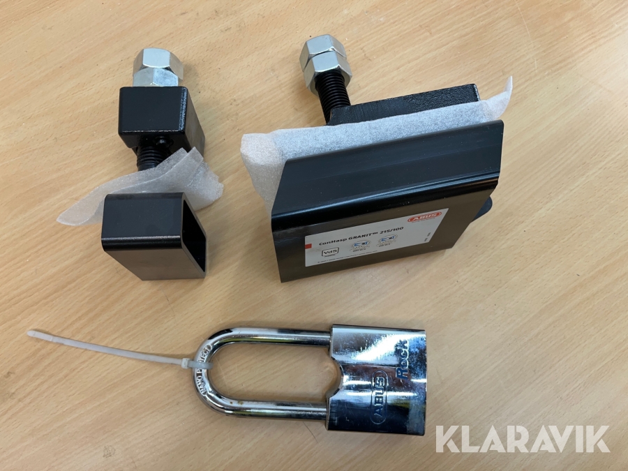 Säkerhetslås Container Abus ConHasp 215/100 83/80 Låshus + Lås
