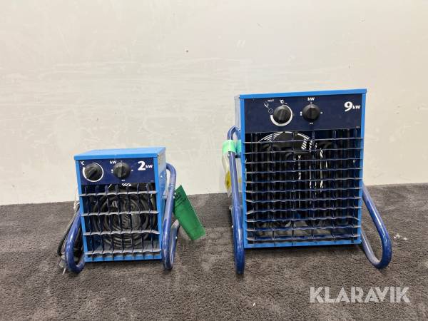 Varmluftsfläktar El-Björn Vf21 A, Vf 9b