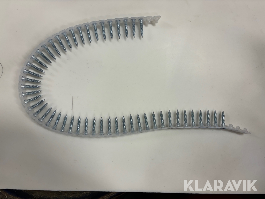 Bandad hårdgipsskruv stort parti, 7x25 mm
