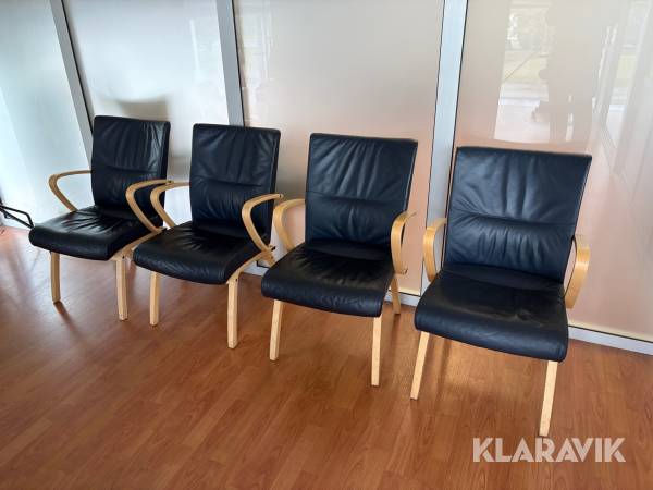 Stolar med armstöd 4 st
