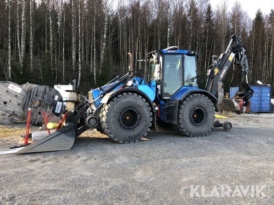 Grävlastare Huddig 1260C Rälsutrustad RCI