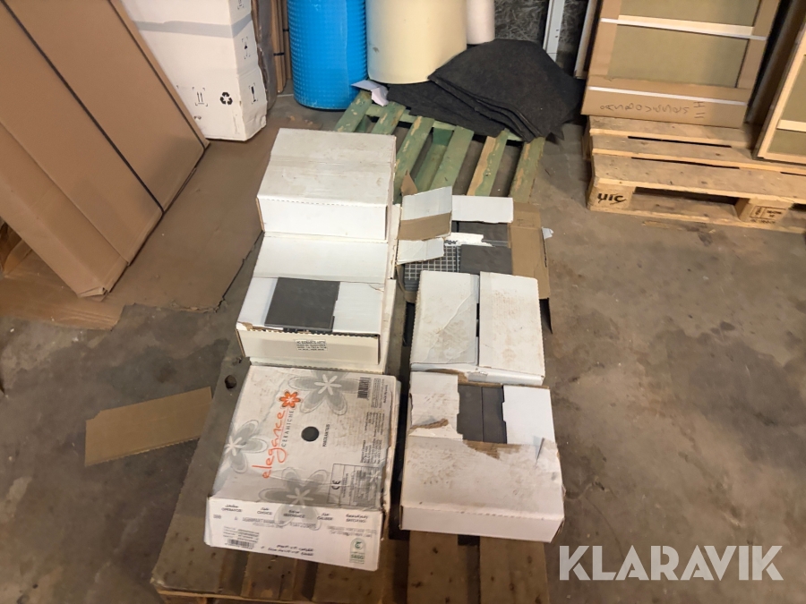 Klinker 14.7x14.7cm grå ca 7m2