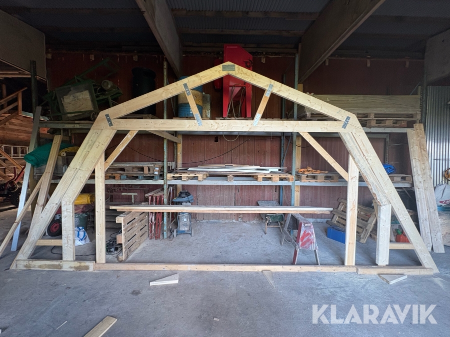 Takstolar brutet sadeltak eller mansardtak