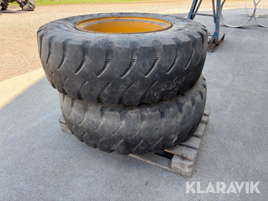 Däck Goodyear 15.5R25, 2st