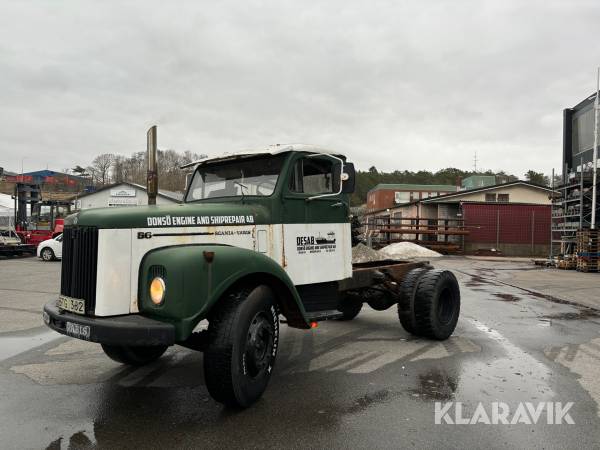 Veteranlastbil / a-traktor Scania Vabis 56