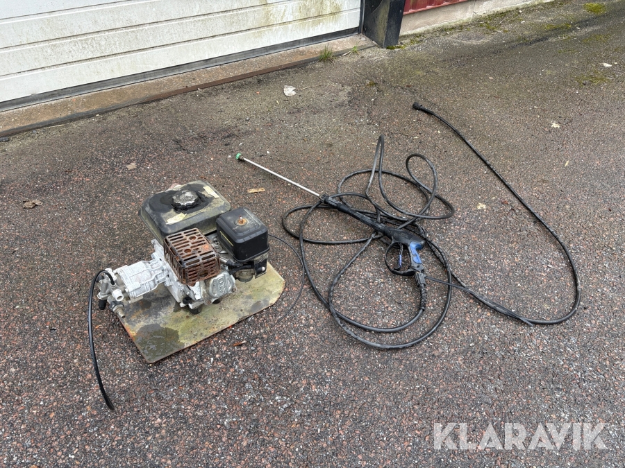 Bensinmotor 4hk med tvättaggregat