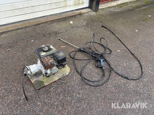 Bensinmotor 4hk med tvättaggregat