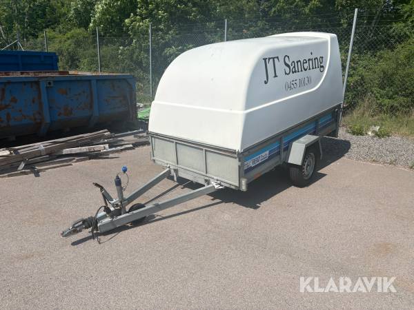 Personbilssläp Rekotrailer FF 4902 med kåpa