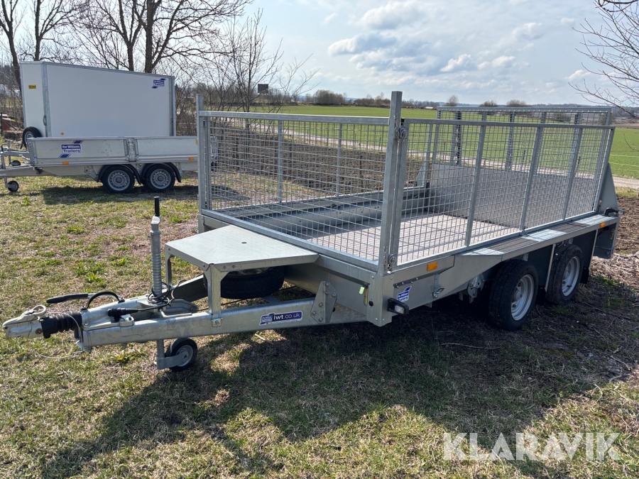 Maskinsläp Ifor Williams GX 106 boggie med lastramp 