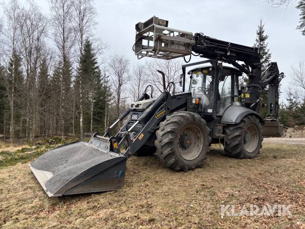 Grävlastare / Linjemaskin Lännen 8800i Med kran, tiltrotator och redskap