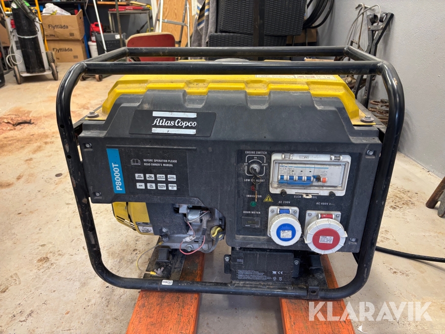 Elverk Atlas Copco P8000T