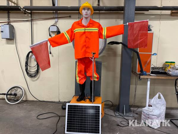 Solcellsdriven trafikvakt