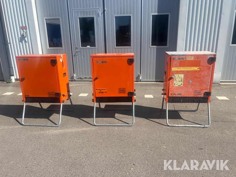 Bodelningscentraler Stitec FUC 125, FUC 125, FUC 100
