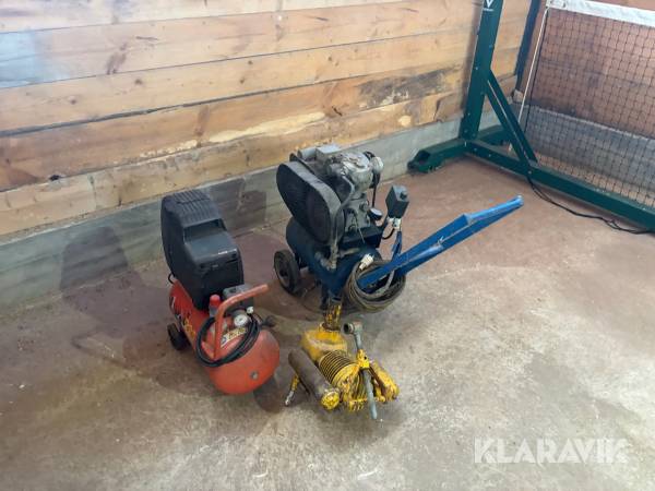 Kompressorer 2st eldrivna 1 till traktor