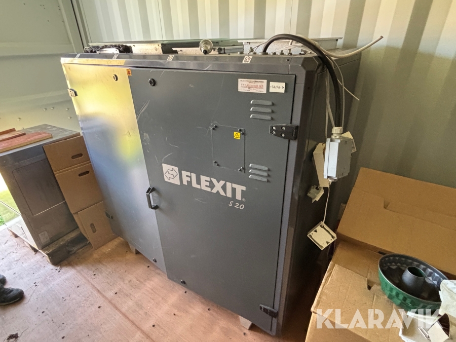 Ventilationssystem Flexit S20 med div trummor