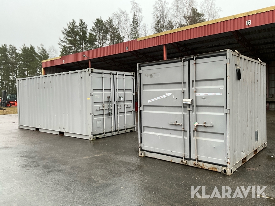 Container 2st med möbler