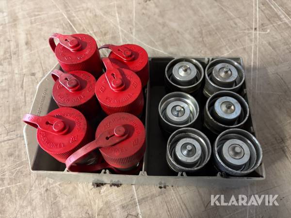 Hydraulskruvkopplingar 6 st honor & 6 st hanar