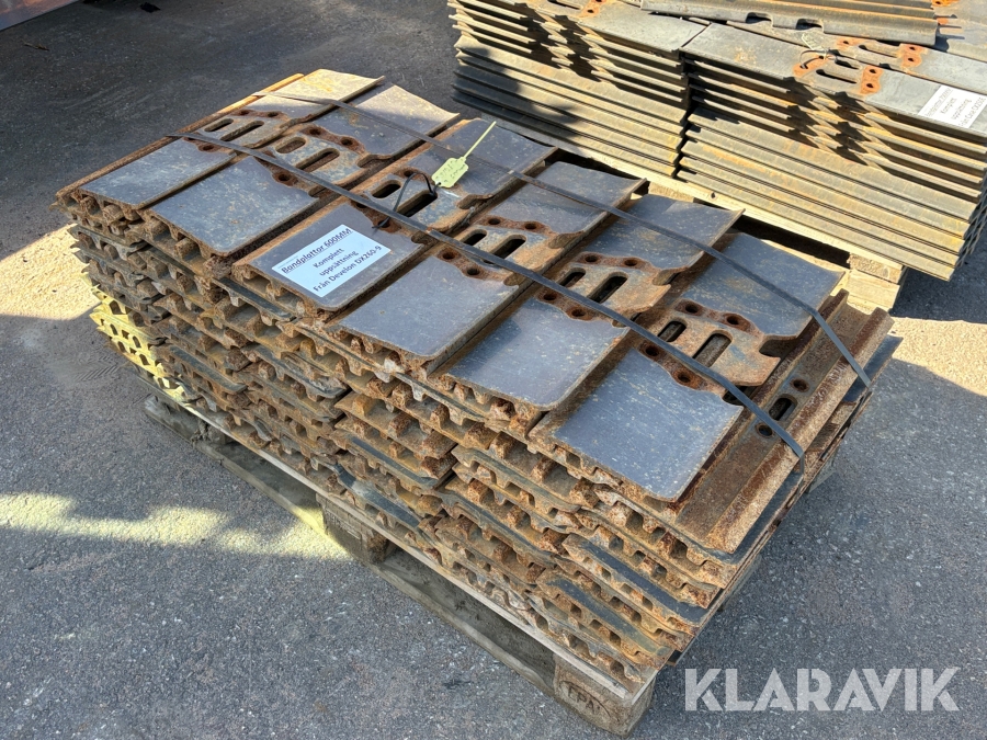 Bandplattor 600mm komplett uppsättning Develon