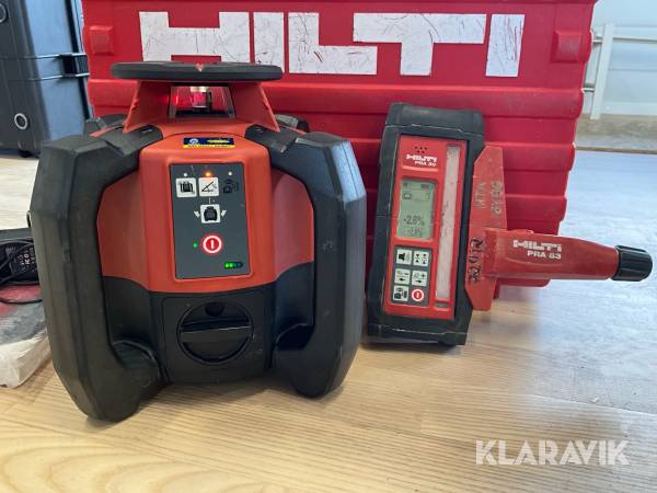 Rotationslaser / enkelfallslaser Hilti PR30-HVS med PRA 30, kalibrerad
