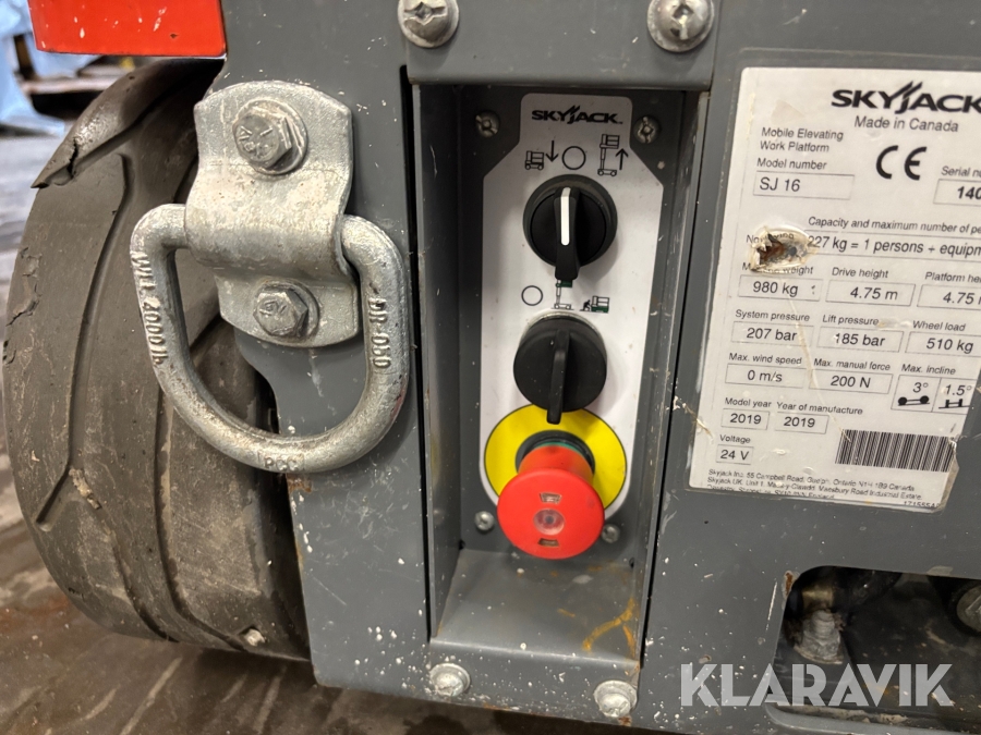 Pelarlift Skyjack SJ16