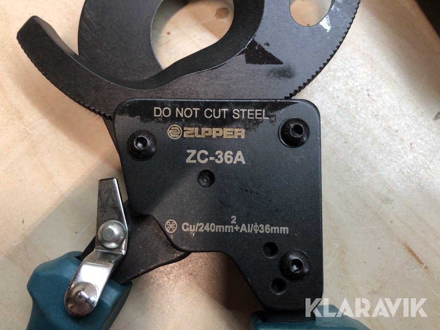 Kabelskotång och kabelsax Zupper