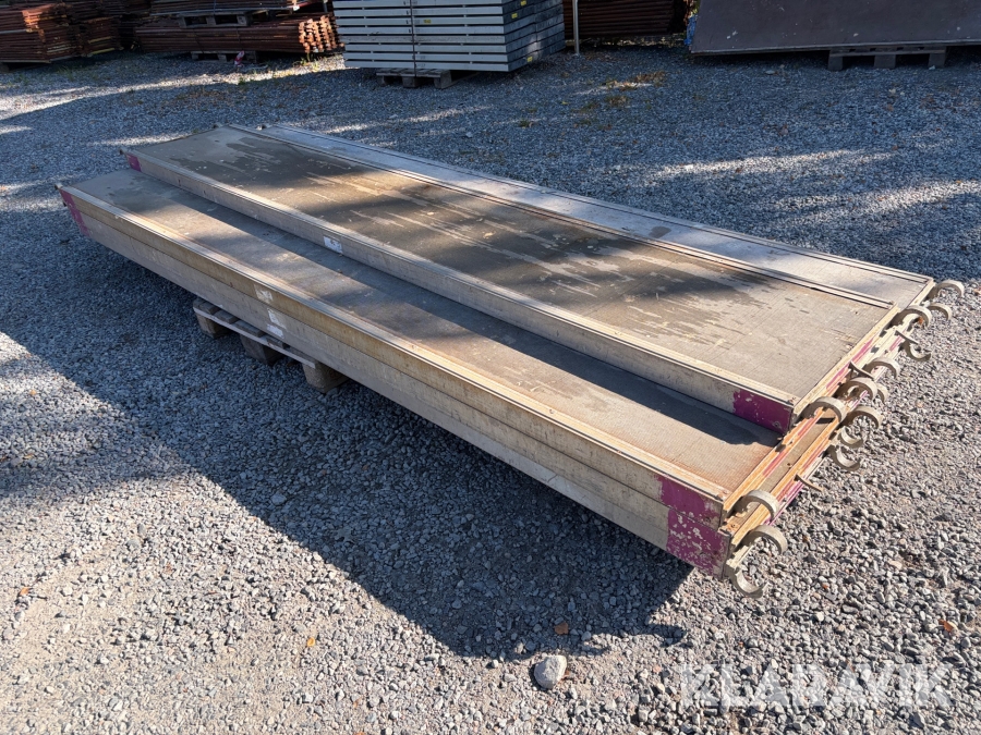 Plattformar CWO 0,6 x 3,5 m Passande plus 8 ställning 7 st