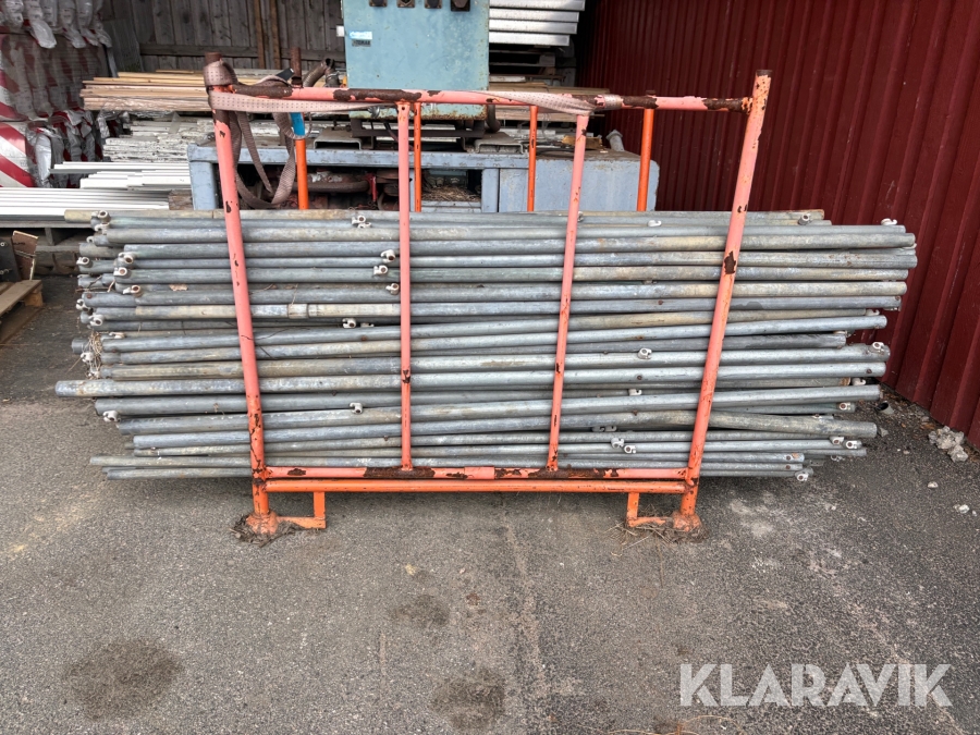 Stängselstolpar galvade