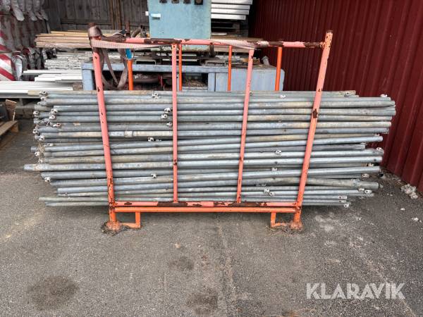 Stängselstolpar galvade