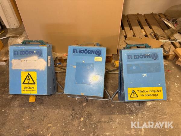 Elskåp El-Björn Huv Stativ F 3st